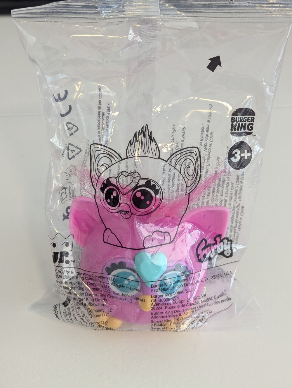 Furby Burger King Kid's Toy NWT!